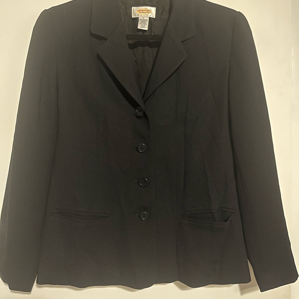 Talbots Black Blazer Suit Jacket
